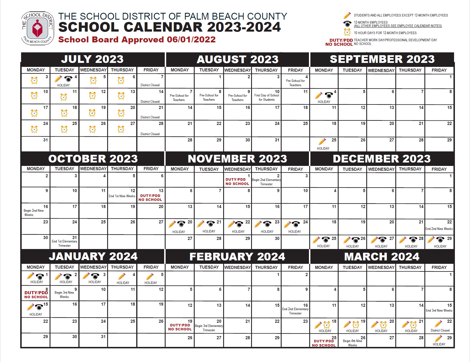 Pbcsd Calendar 2024 25 Ethel Janenna