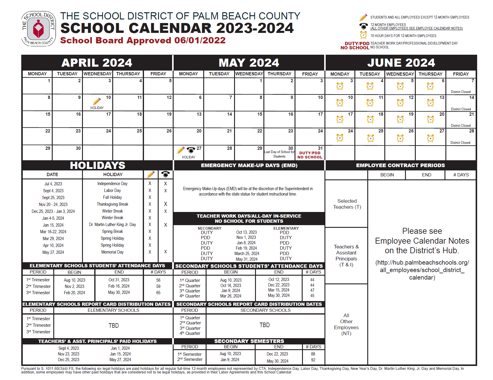 Palm Beach Schools Calendar 24 25 Printable Fanya Jemimah