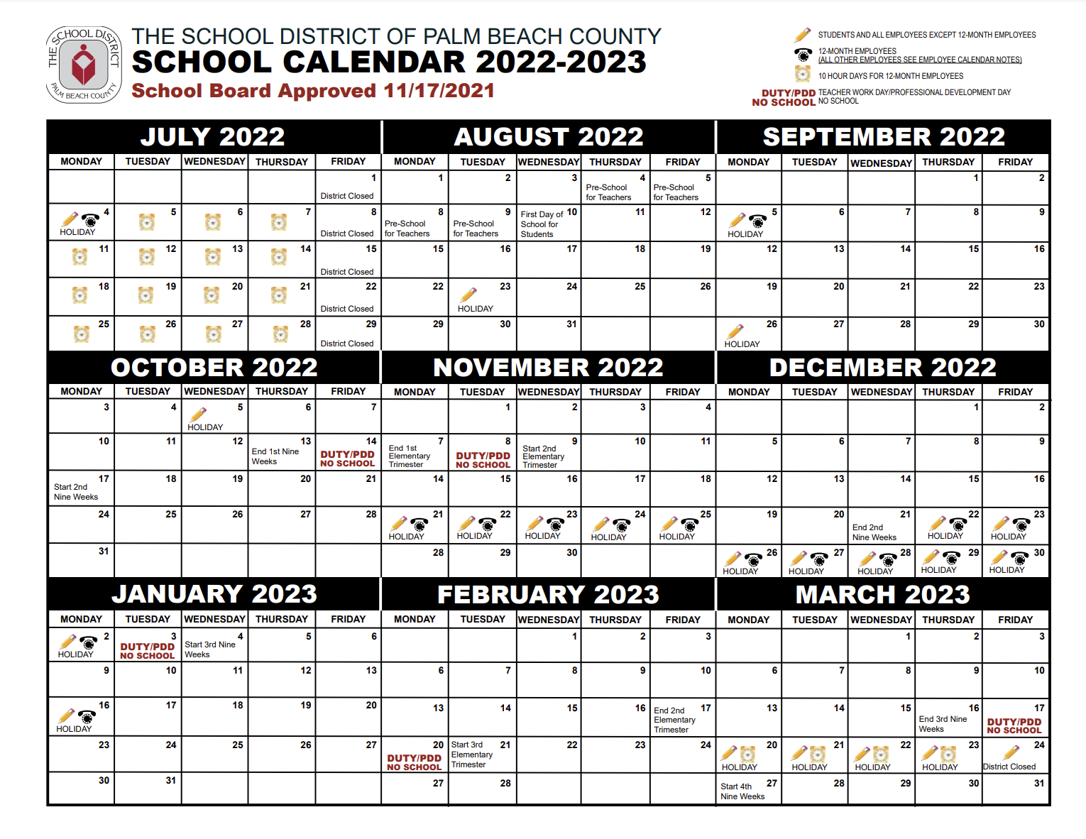 Palm Beach County School Calendar 2024 2025